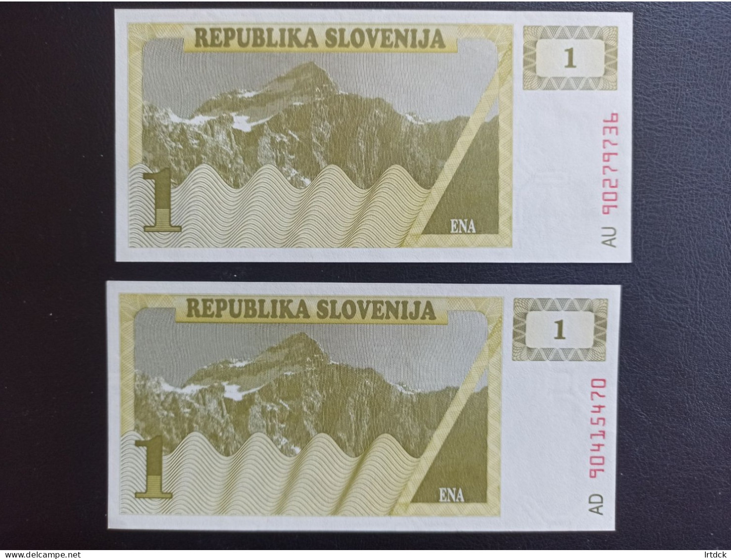 Slovenie Billet  1 Tollar 1990  Neuf Tbb+ - Slovénie