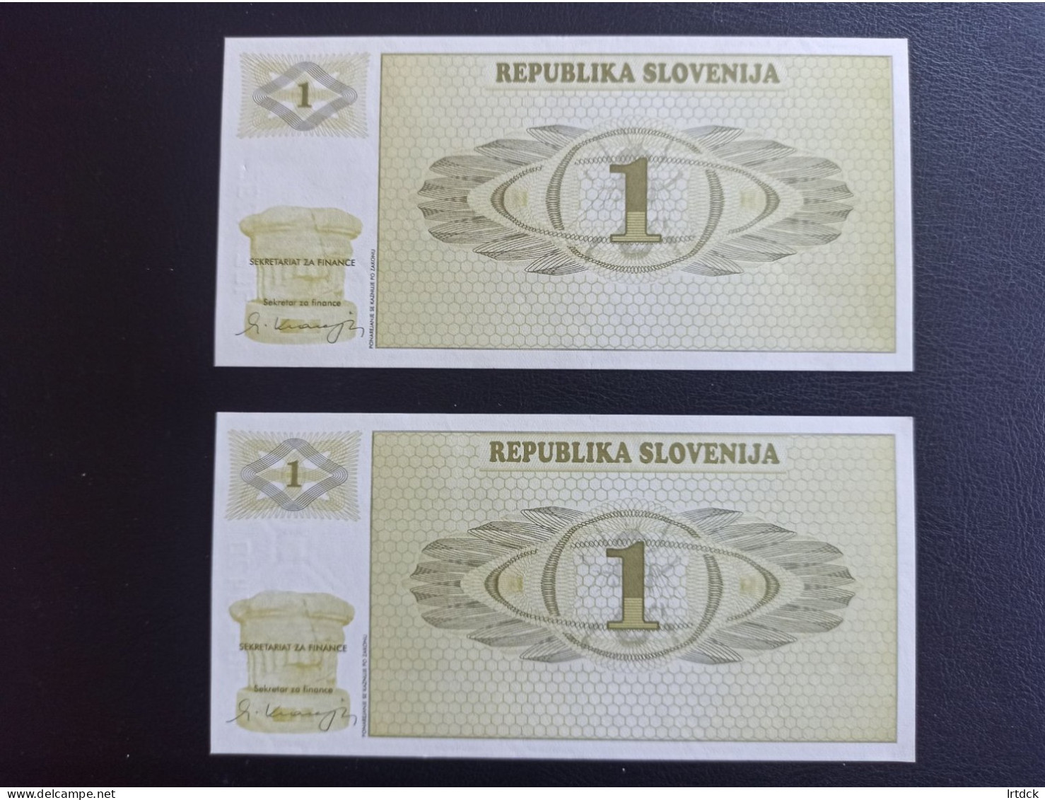 Slovenie Billet  1 Tollar 1990  Neuf Tbb+ - Slovenia