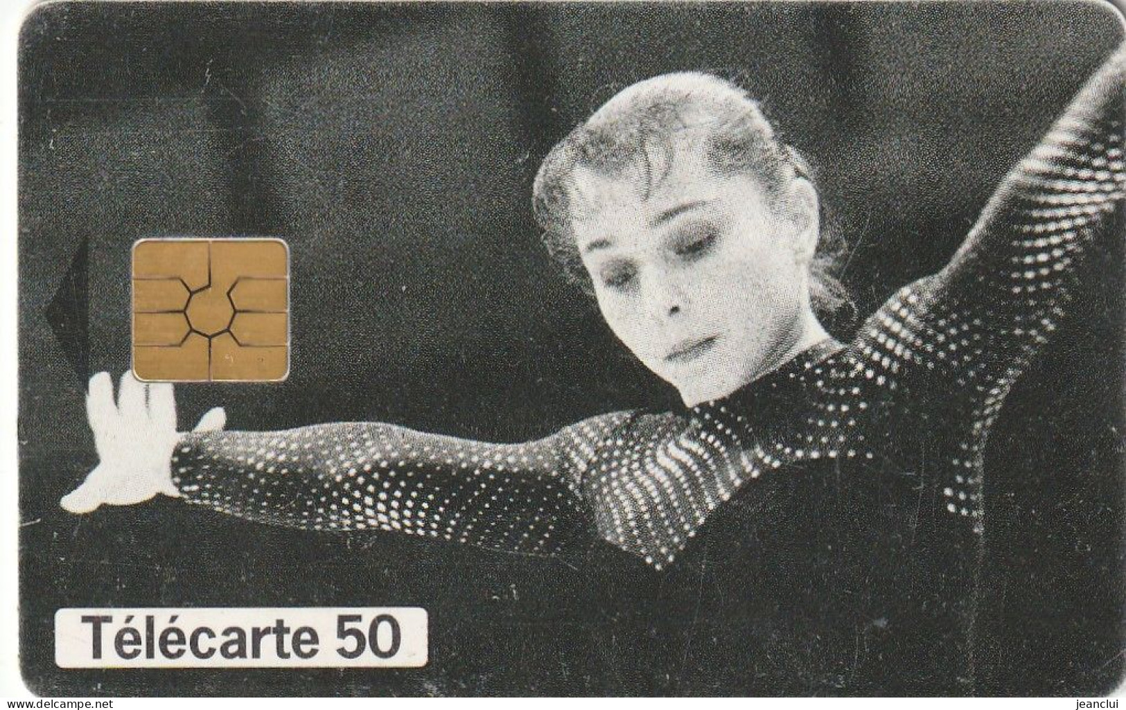 F 959   .  LUDIVINE FURNON F.T. GYM  -   50 U  -  GEM2 .  COTE  = 6 €  .  2 SCANES - 1999