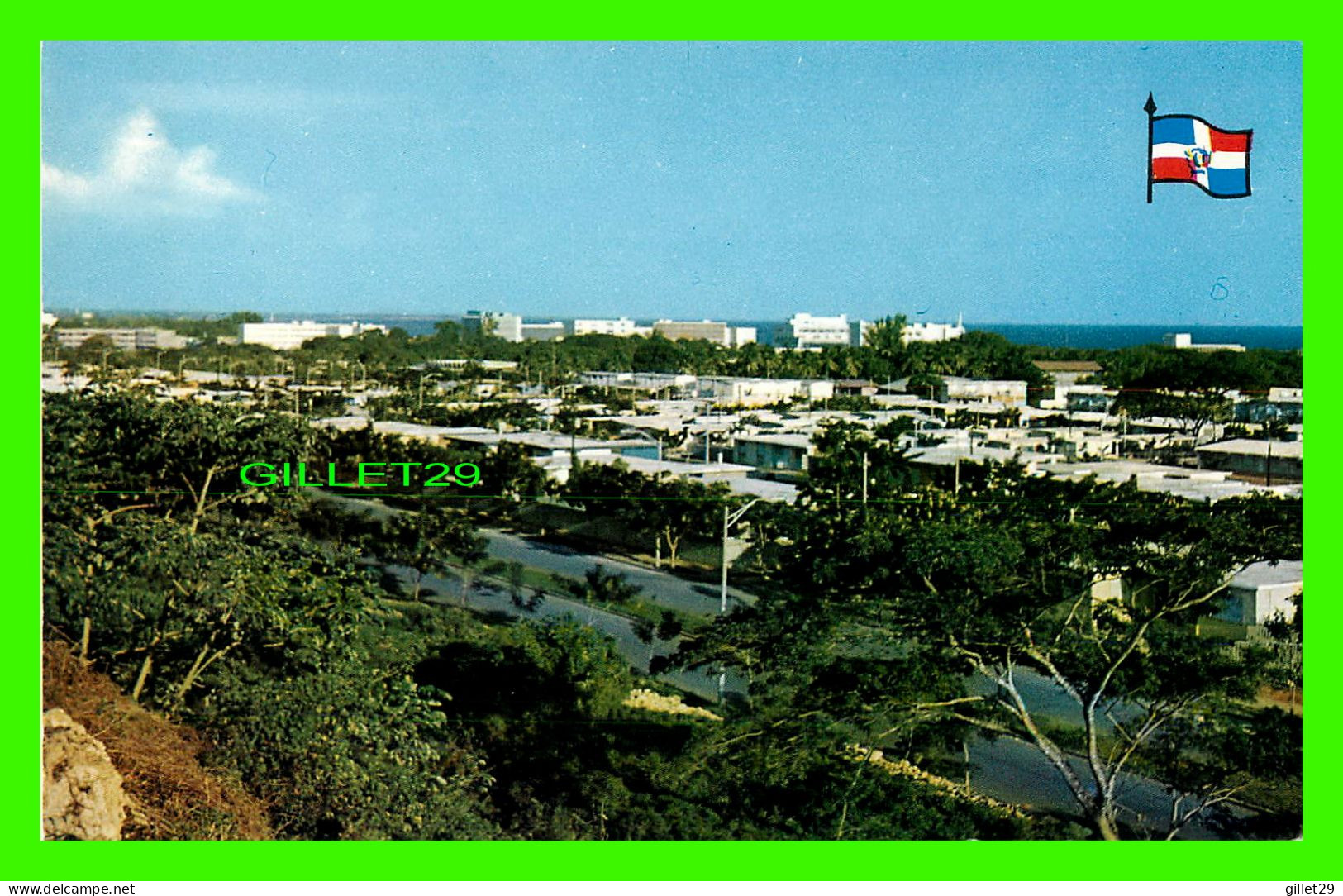 SANTO DOMINGO, RÉPUBLIQUE DOMINICAINE - VIEW OF SANTO DOMINGO CITY FROM BELVEDERE OF SOUTH - LIBRERIA TONY - - Dominicaine (République)