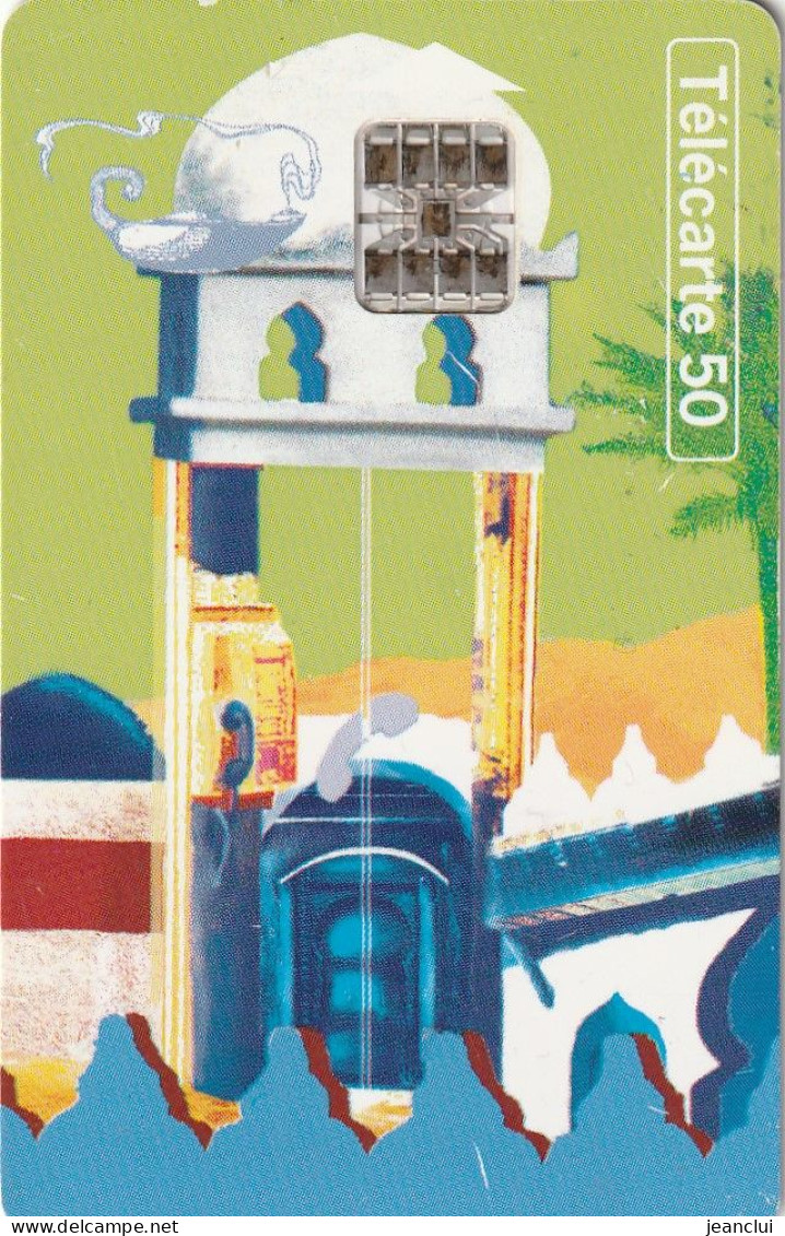 F 972 A   .  MARRAKECH  -   50 U  -  SC7 .  COTE  = 5 €  .  2 SCANES - 1999