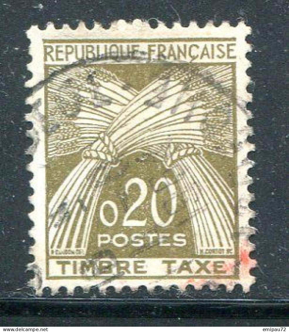 FRANCE- Taxe Y&T N°92- Oblitéré - 1960-.... Usati