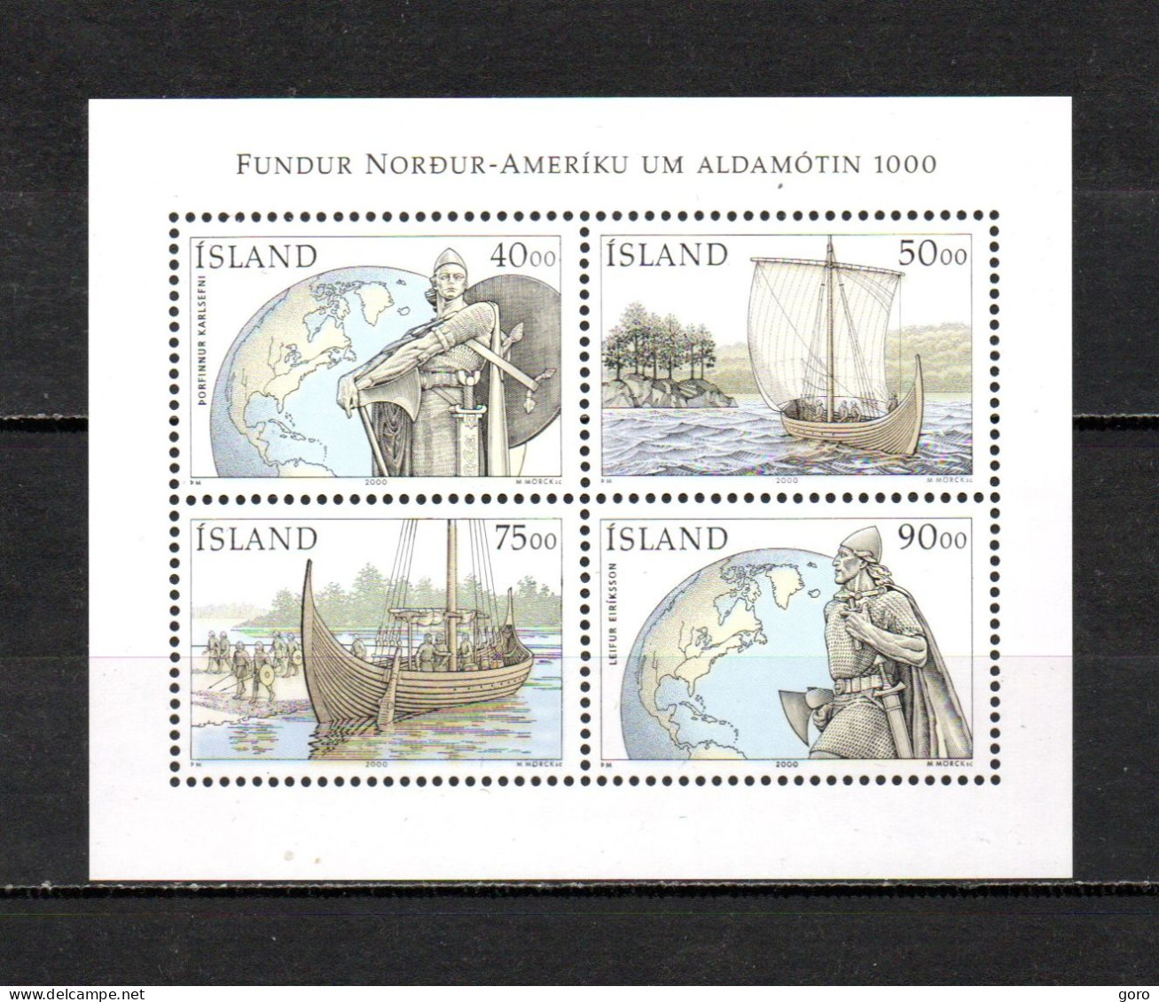 Islandia   2000   .-   Y&T  Nº   26   Block    ** - Blocs-feuillets