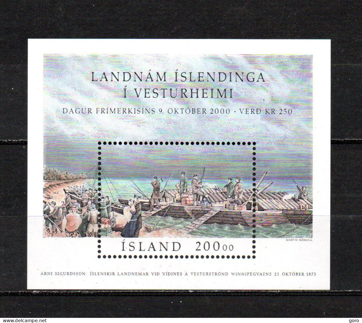 Islandia   2000   .-   Y&T  Nº   27   Block    ** - Blocs-feuillets