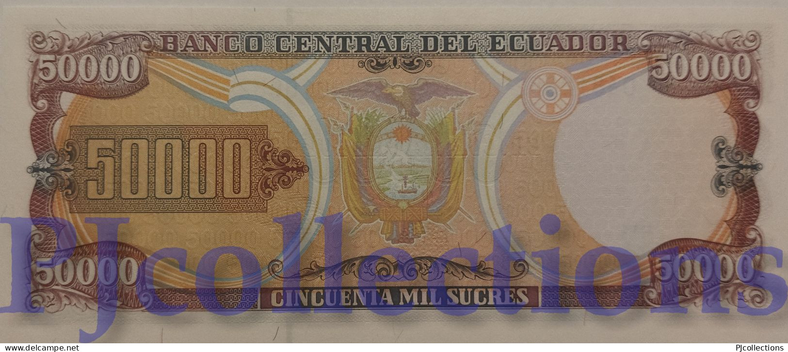 ECUADOR 50000 SUCRES 1999 PICK 130d UNC - Ecuador