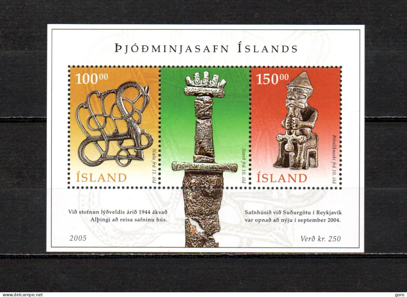 Islandia   2005   .-   Y&T  Nº   38   Block    ** - Blocks & Sheetlets