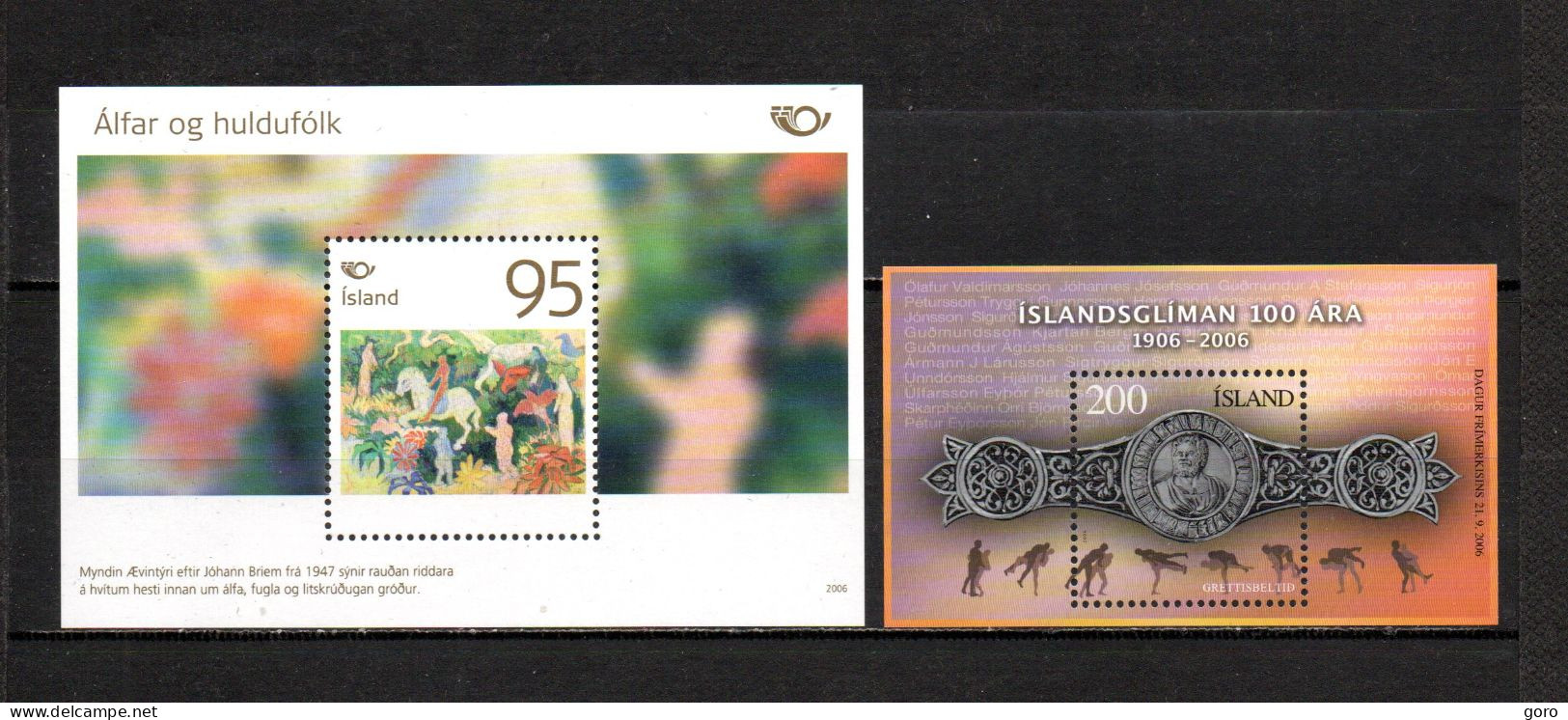 Islandia   2006   .-   Y&T  Nº   41-42   Block    ** - Blocs-feuillets