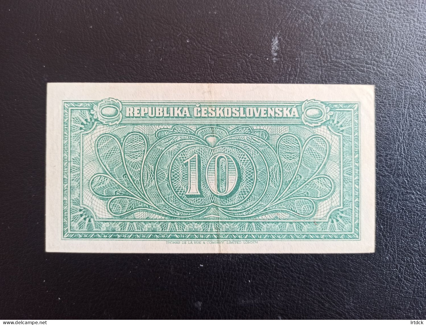 Tchecoslovaquie  Billet  10 Korun 1945 Tbe - Tchécoslovaquie