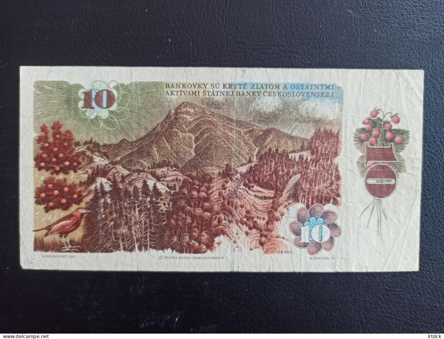 Tchecoslovaquie  Billet  10 Korun 1986 - Checoslovaquia