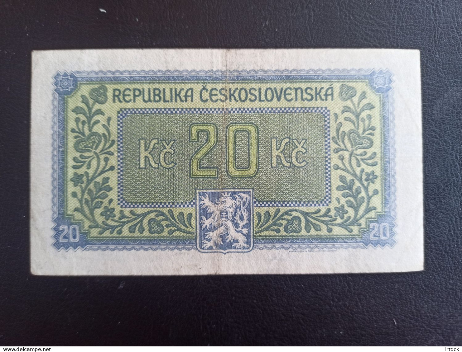 Tchecoslovaquie  Billet  20 Korun 1945 TBE - Tchécoslovaquie