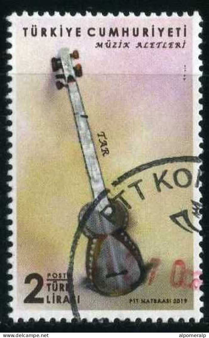 Türkiye 2019 Mi 4482 Musical Instruments | Music - Used Stamps