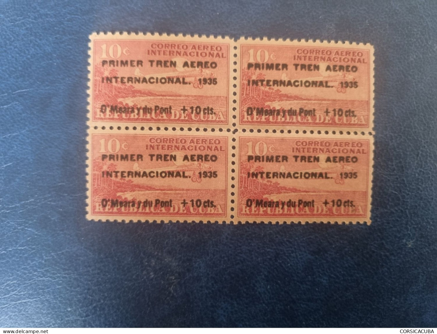 CUBA  NEUF  1935   PRIMER  TREN  AEREO  //  PARFAIT  ETAT  //  1er  CHOIX  // - Unused Stamps