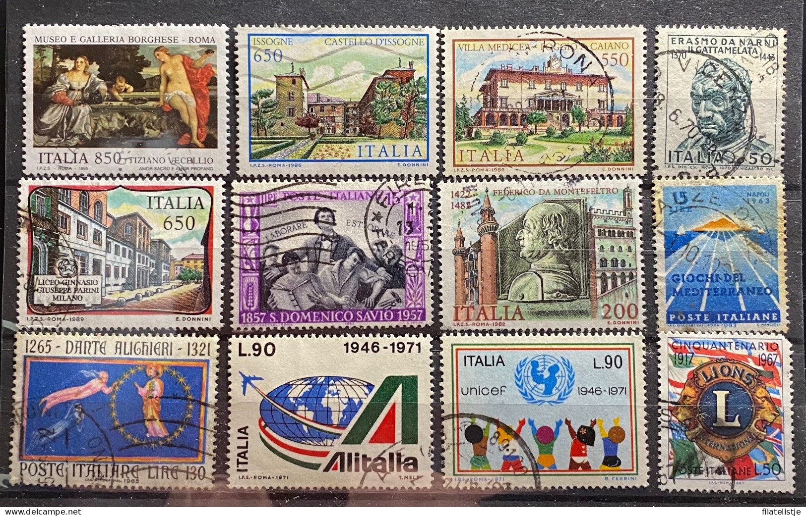 Italië Restje Zegels - Collections