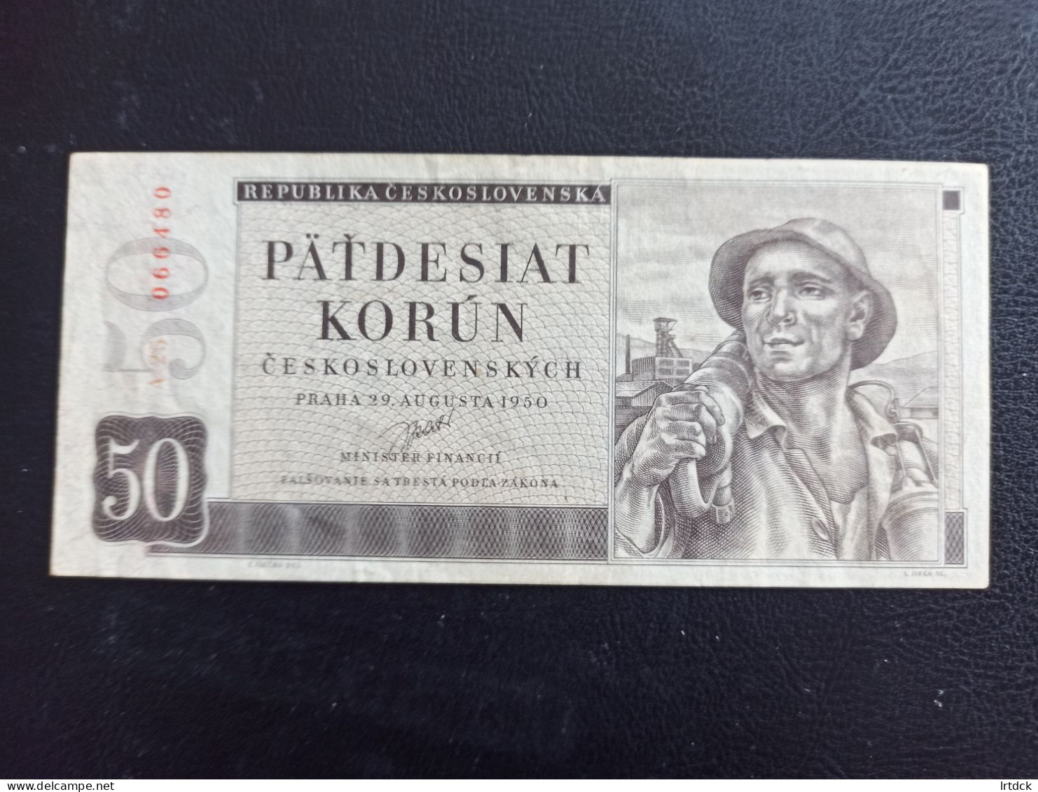 Tchecoslovaquie  Billet  50 Korun 1950 Tbe+ - Czechoslovakia