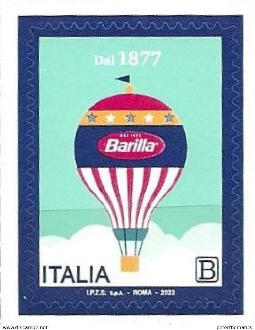 ITALY, 2022, MNH, FOOD, BARILLA, PASTA, 1v - Alimentation