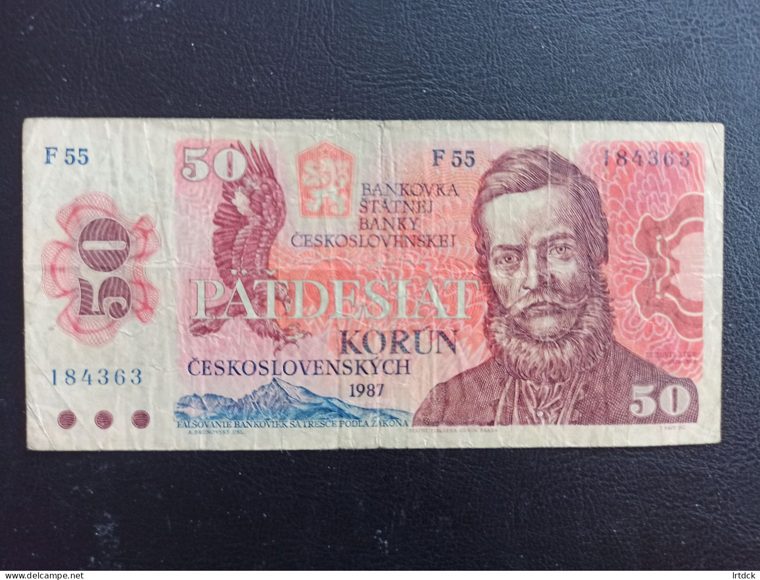 Tchecoslovaquie  Billet  50 Korun 1987 - Tchécoslovaquie