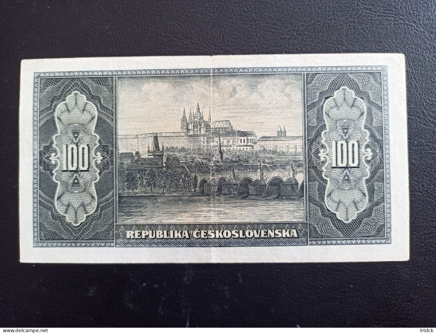 Tchecoslovaquie  Billet  100 Korun 1945 Non Daté Tbe - Tchécoslovaquie