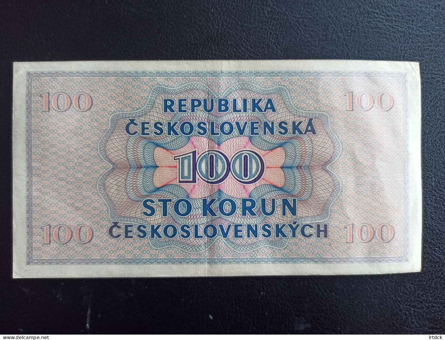 Tchecoslovaquie  Billet  100 Korun 1945  Tbe+ - Tchécoslovaquie