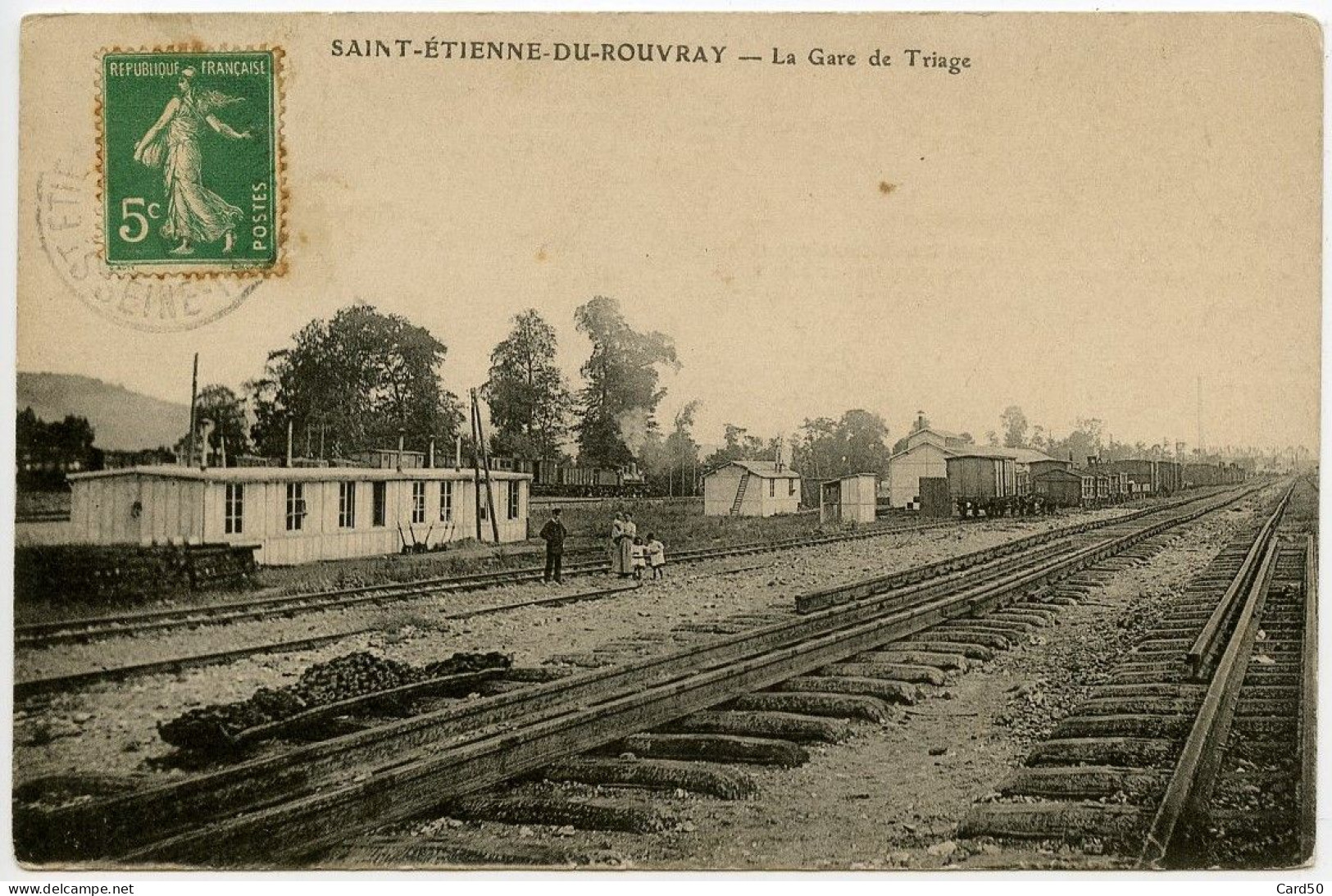 Saint Etienne Du Rouvray - La Gare De Triage - Animée - Saint Etienne Du Rouvray