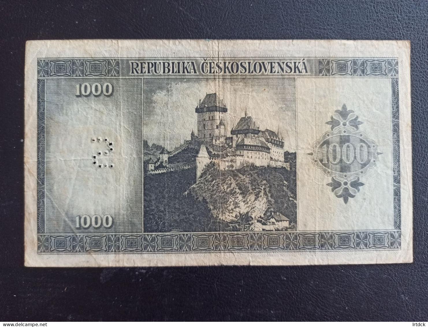 Tchecoslovaquie  Billet  1000 Korun 1945   "Specimen" - Tchécoslovaquie