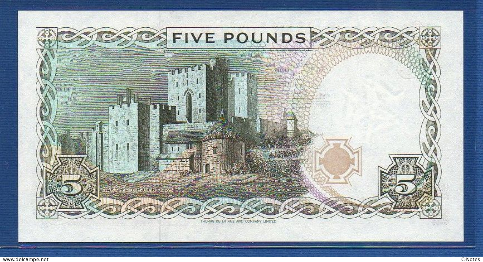 ISLE OF MAN - P.41b – 5 POUNDS ND (1991) UNC, S/n J791757 - 5 Pond