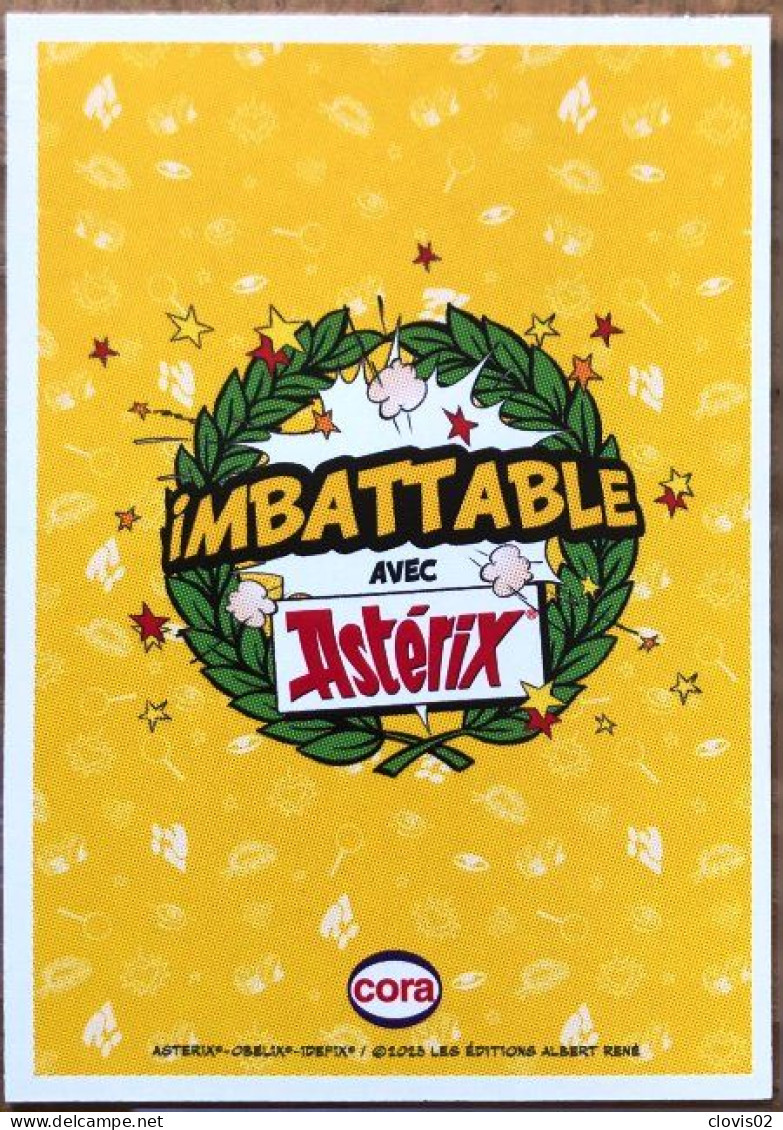 Carte N°12 ADRENALINE - Astérix Imbattable Cora 2023 - Altri & Non Classificati
