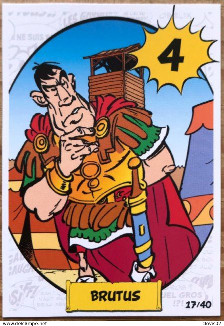 Carte N°17 BRUTUS - Astérix Imbattable Cora 2023 - Other & Unclassified