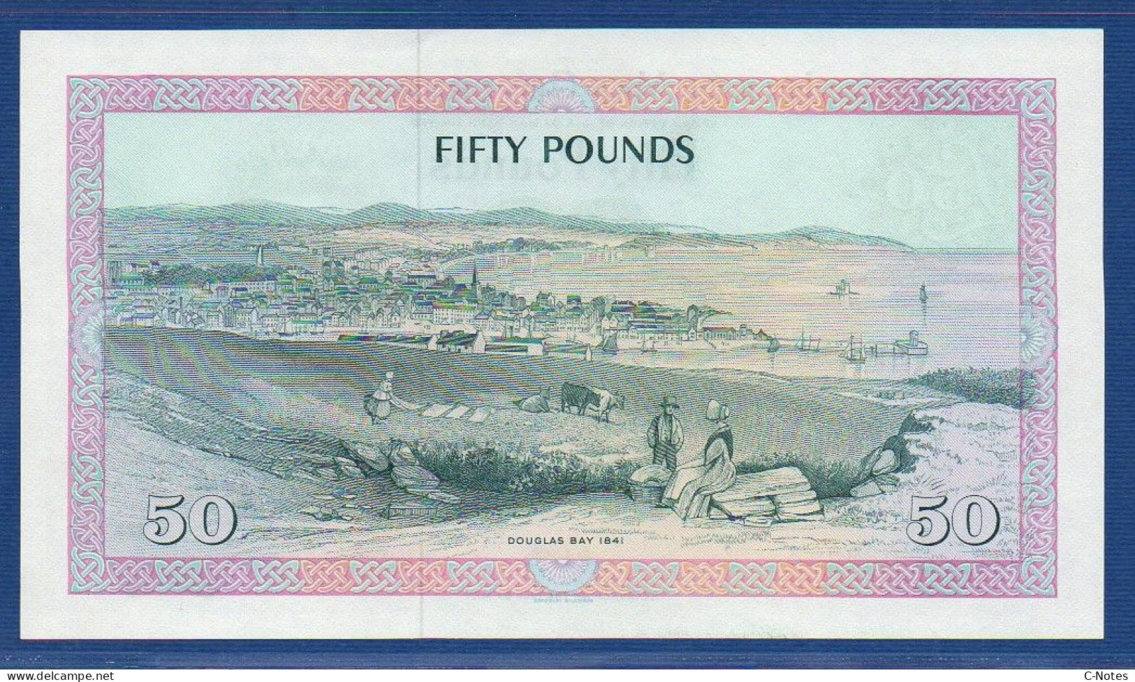 ISLE OF MAN - P.39 – 50 POUNDS ND (1983) UNC, S/n 029662 - 50 Pounds