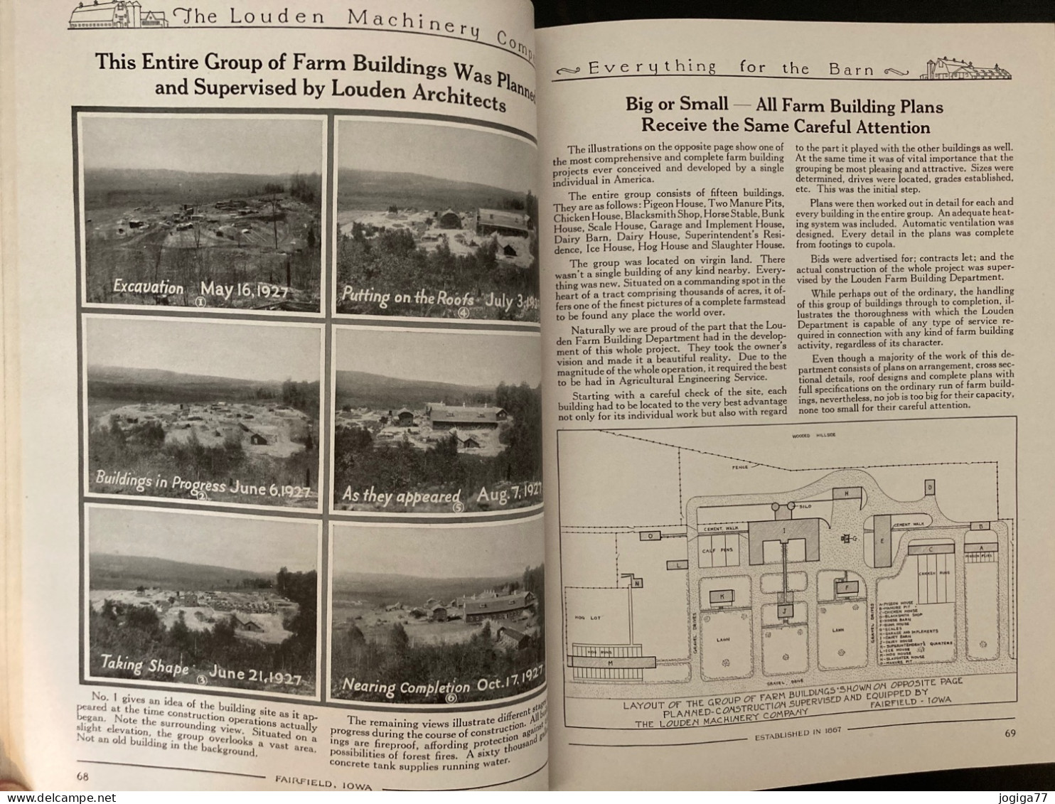 Louden Barn équipement  - Catalogue De Matériel Agricole élevage Fermes Ecuries - 1928 - 1900-1949