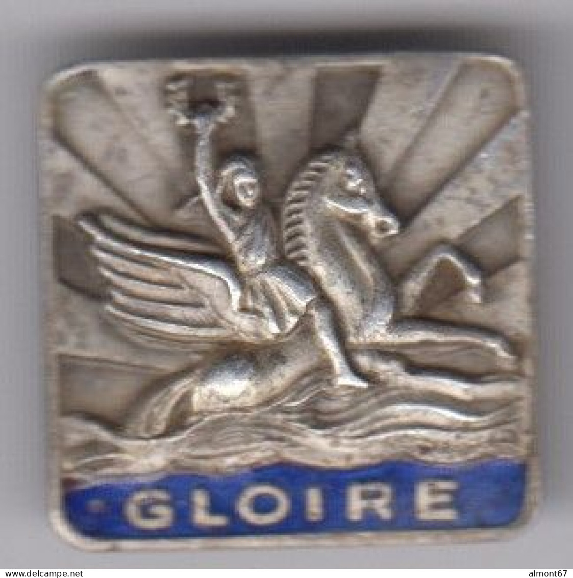 Croiseur GLOIRE. - Insigne émaillé AUGIS - Navy