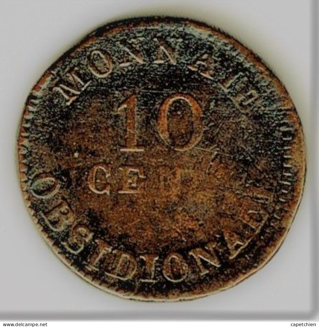 FRANCE / SIEGE D ANVERS / 1814 / 10 CENTS - 1814 Belagerung Von Antwerpen