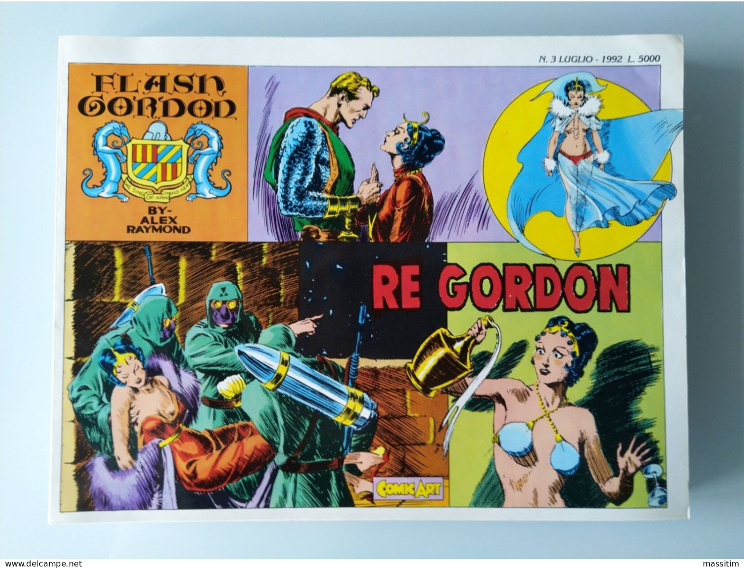 Flash Gordon Di Alex Raymond Dal N. 1 Al N. 10 ( Comic Art 1991-1996 ) Formato Orizzontale - Ottimi/Edicola. - Classic (1930-50)