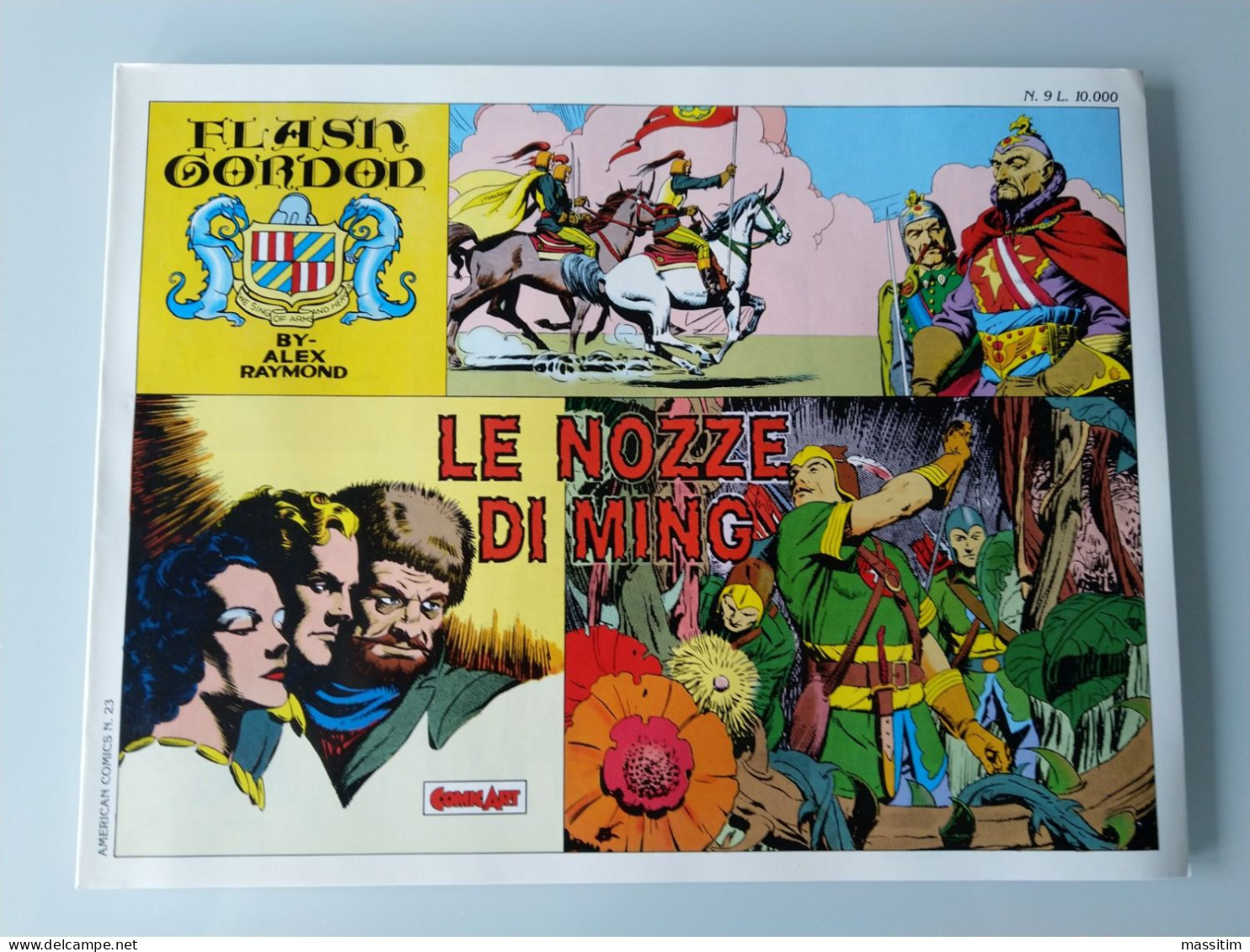 Flash Gordon di Alex Raymond dal n. 1 al n. 10 ( Comic Art 1991-1996 ) Formato orizzontale - Ottimi/Edicola.