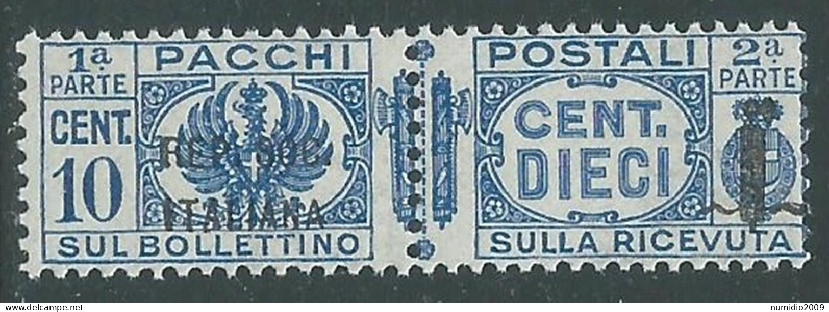 1944 RSI PACCHI POSTALI 10 CENT MNH ** - P31-9 - Postal Parcels