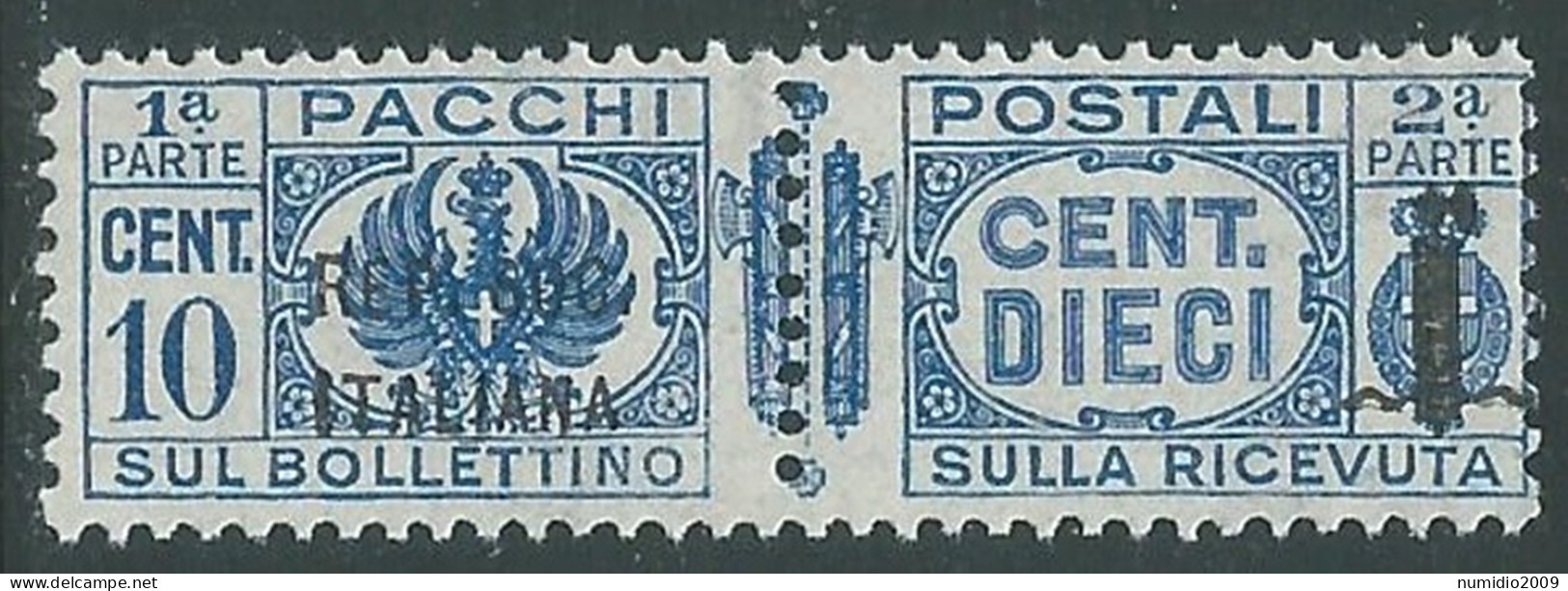 1944 RSI PACCHI POSTALI 10 CENT MNH ** - P31-10 - Paketmarken