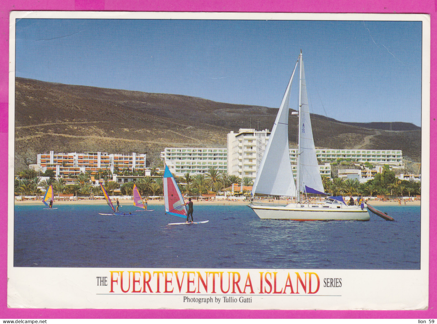 292067 / Spain - Fuerteventura Island - " Jandia "- Hotel Hoyteles Robinson Club Y Matorral , Windsurfing Windsurfen PC - Fuerteventura