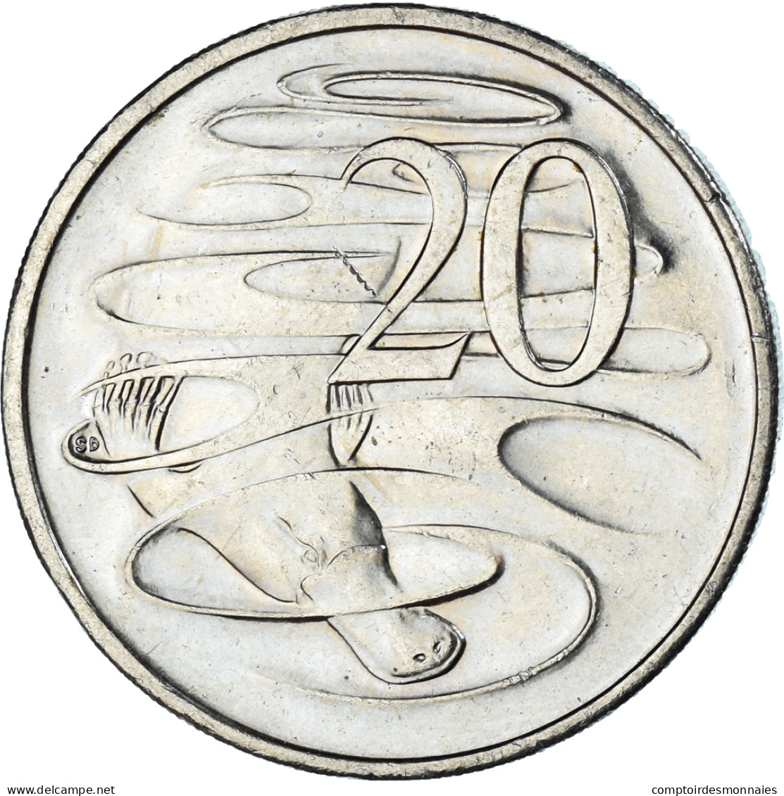 Monnaie, Australie, 20 Cents, 2010 - 20 Cents