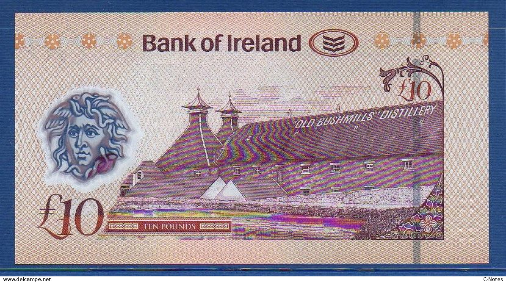 NORTHERN IRELAND - P. 91 – 10 POUNDS 2017 UNC, S/n AV802935  Bank Of Ireland - 10 Ponden