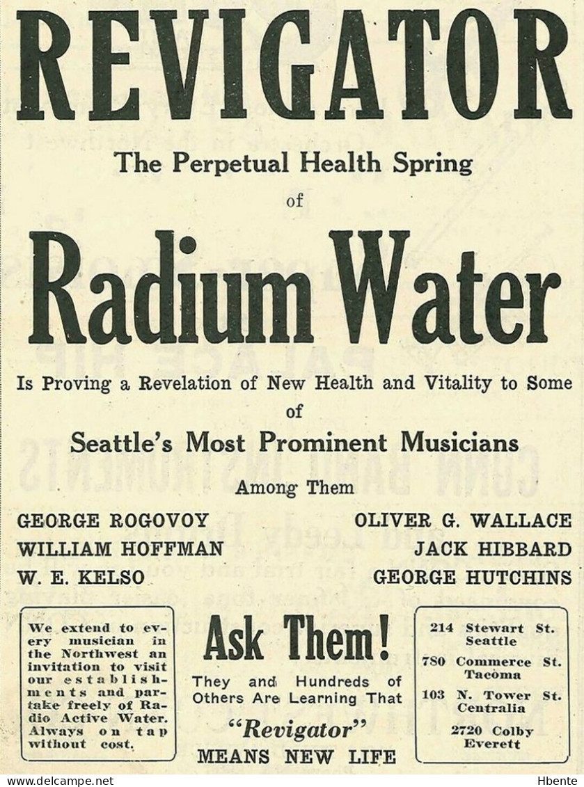 Revigator Radium Water Health Spring (Photo) - Objets