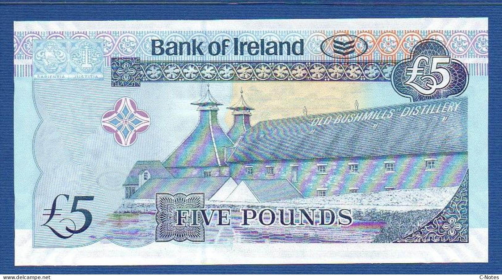 NORTHERN IRELAND - P. 86 – 5 POUNDS 2013 UNC, S/n AP581349  Bank Of Ireland - 5 Pounds