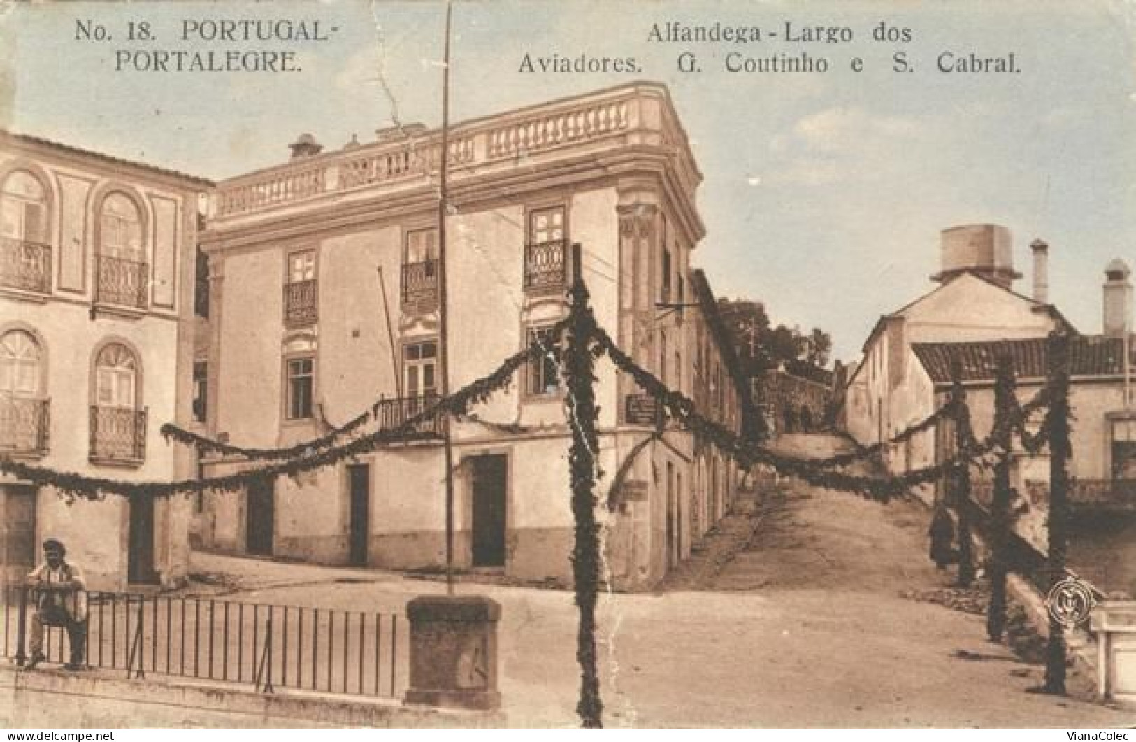 Portalegre - Alfândega / Largo Aviadores Gago Coutinho E Sacadura Cabral (1962) - Portalegre