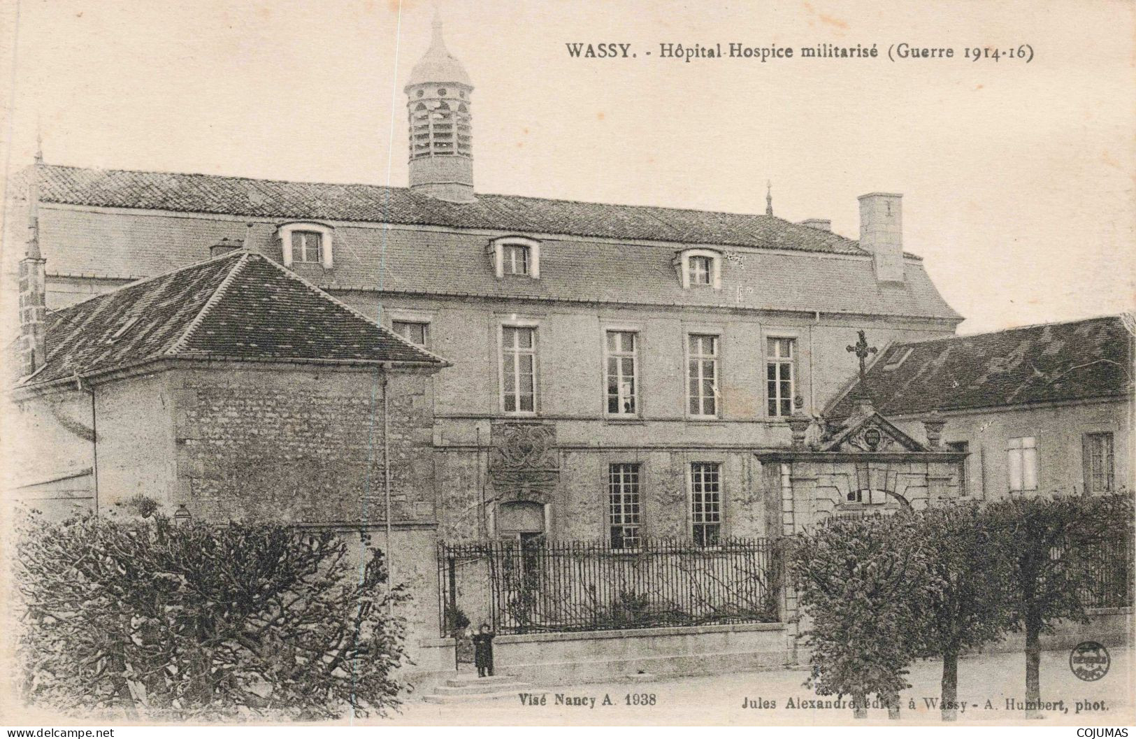 52 - WASSY - S17030 - Hôpital Hospice  Militarisé - Guerre 1914 - 16 - L23 - Wassy