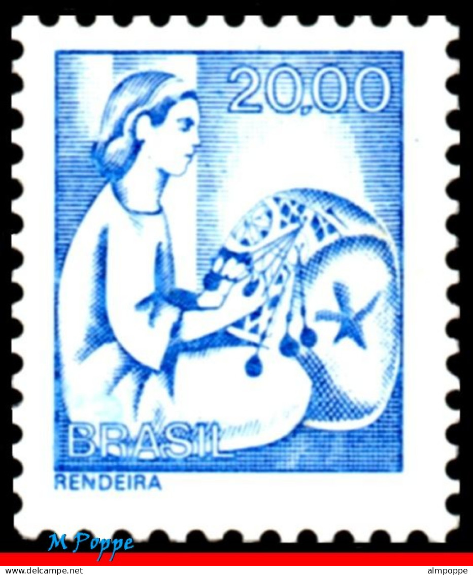 Ref. BR-1457 BRAZIL 1976 - NATIONAL PROFESSIONS,LACEMAKER, MNH, JOBS 1V Sc# 1457 - Officials