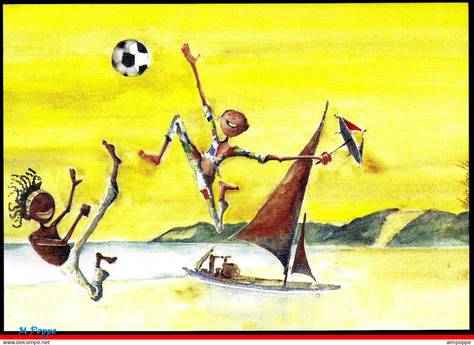 Ref. BR-3270-PC4 BRAZIL 2014 - WORLD CUP CHAMPIONSHIP,FIFA, SPORT, NORTHEAST REGION, POSTCARD, FOOTBALL SOCCER 1V - 2014 – Brazil