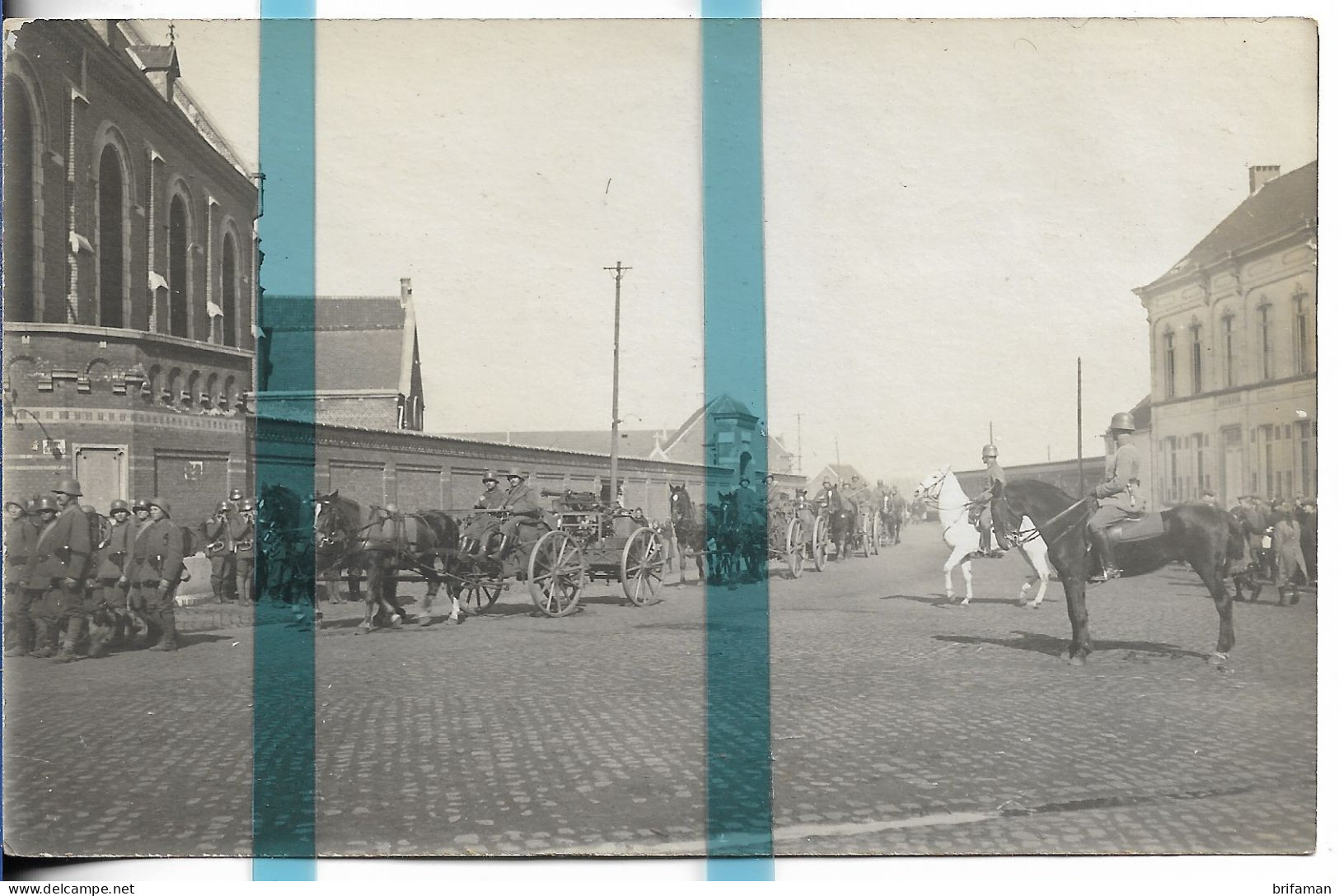 BELGIQUE FLANDRE HAMME Arrond. TERMONDE CARTE PHOTO ALLEMANDE MILITARIA 1914/1918 WW1 / WK1 - Hamme