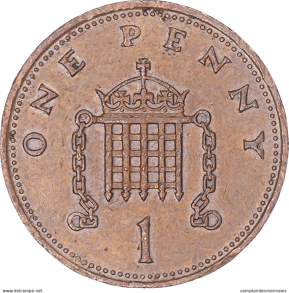 Monnaie, Grande-Bretagne, Penny, 1986 - 1 Penny & 1 New Penny