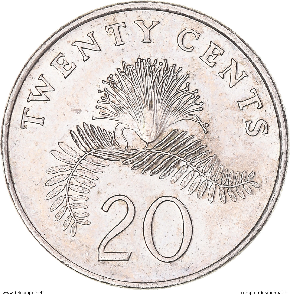 Monnaie, Singapour, 20 Cents, 1997 - Singapore