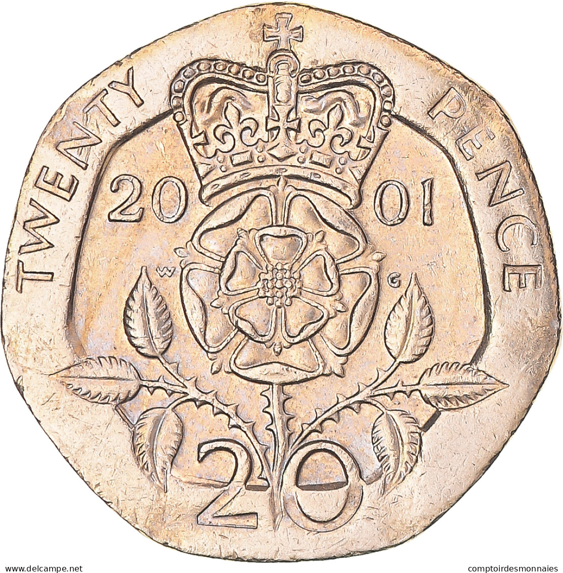 Monnaie, Grande-Bretagne, 20 Pence, 2001 - 20 Pence