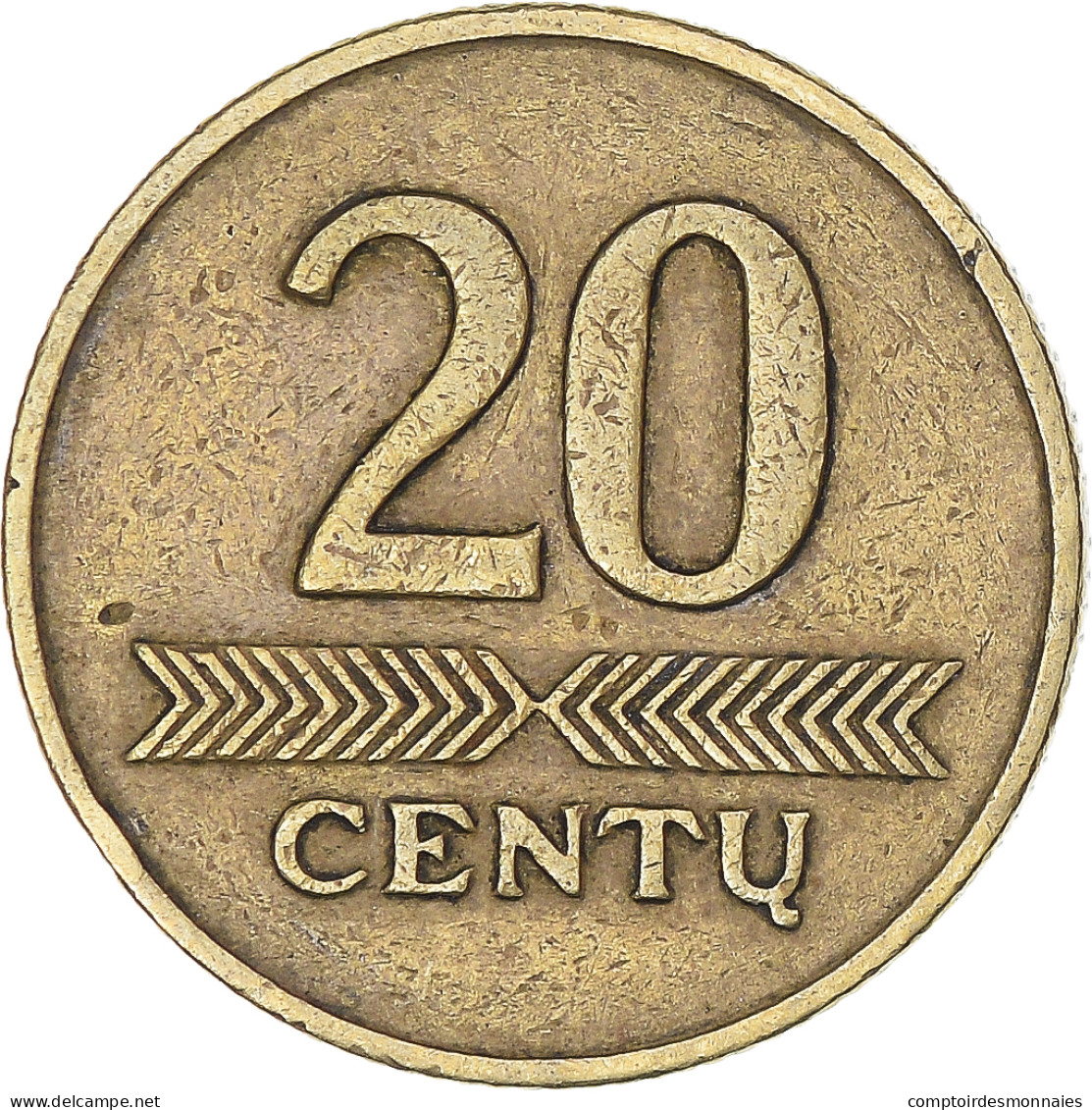 Monnaie, Lituanie, 20 Centu, 1997 - Lituanie