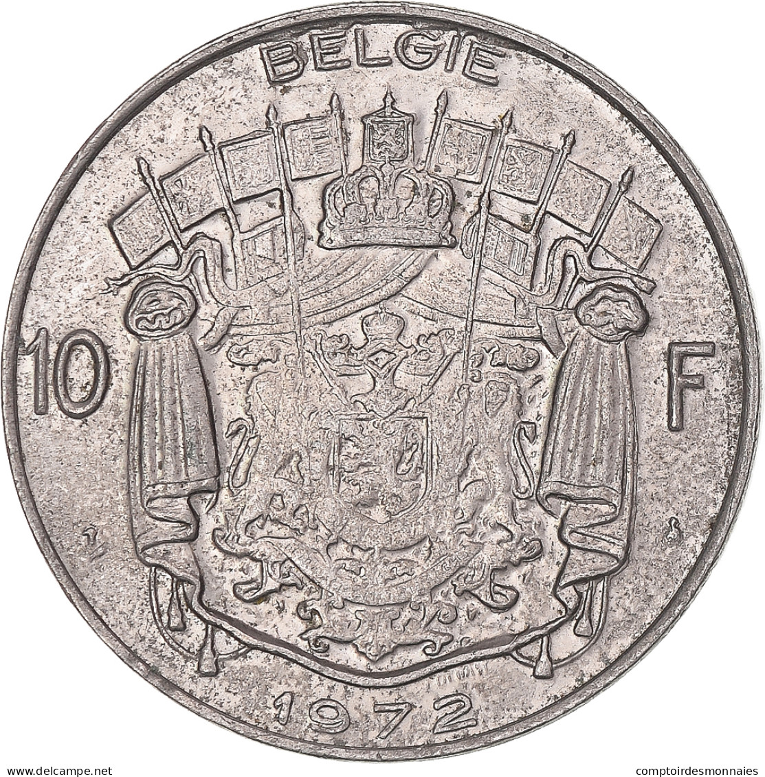 Monnaie, Belgique, 10 Francs, 10 Frank, 1972 - 10 Frank